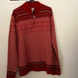 Vintage men’s LL Bean sweater.